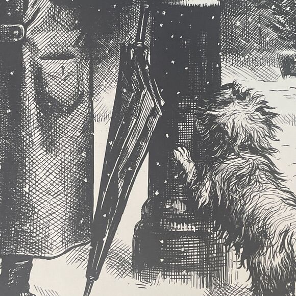 Christmas Post Thomas Nast Woodblock Engraved Print 1879 Harper's Weekly Rare - Picture 10 of 16